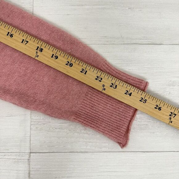 J. Crew Women XL Rollneck Sweater in Supersoft Yarn Pink Wool Alpaca Blend - Picture 9 of 13